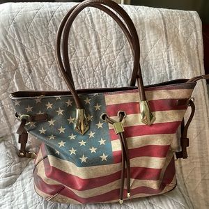 Red, white and blue - American Flag, shoulder bag